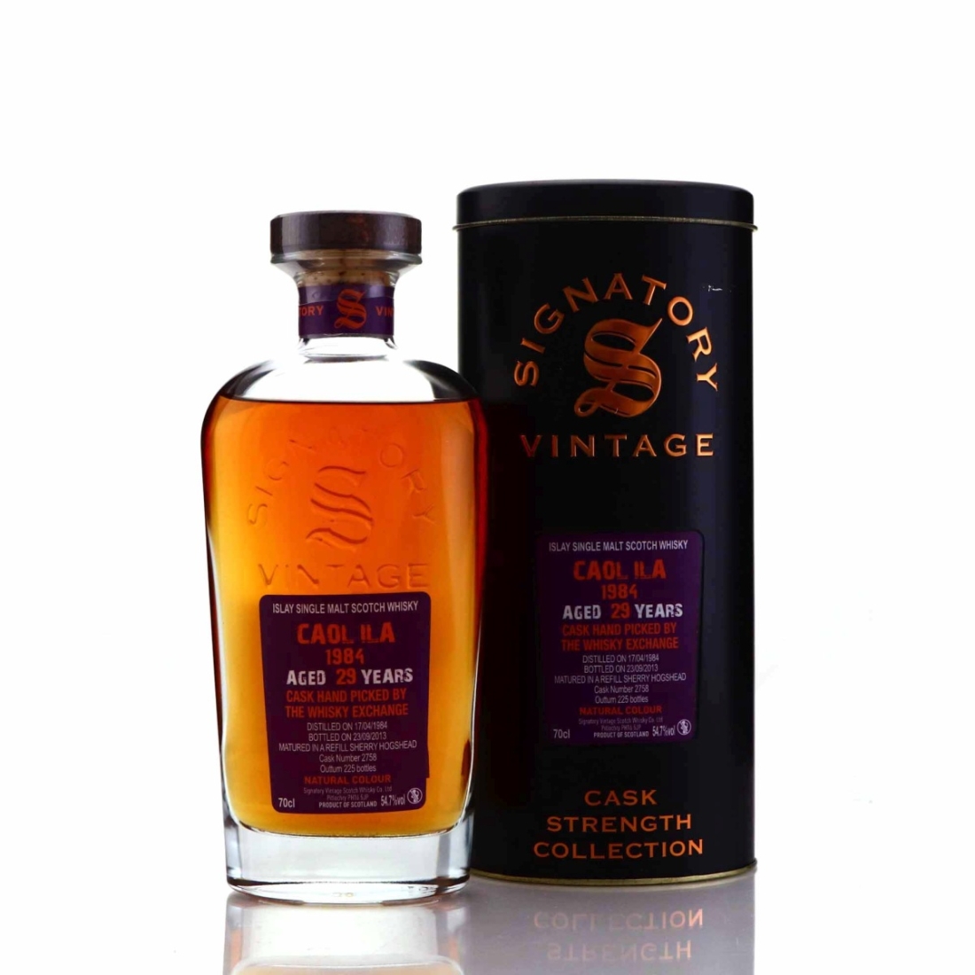 Caol Ila 1984 Signatory Vintage 29 Year Old Cask Strength / TWE