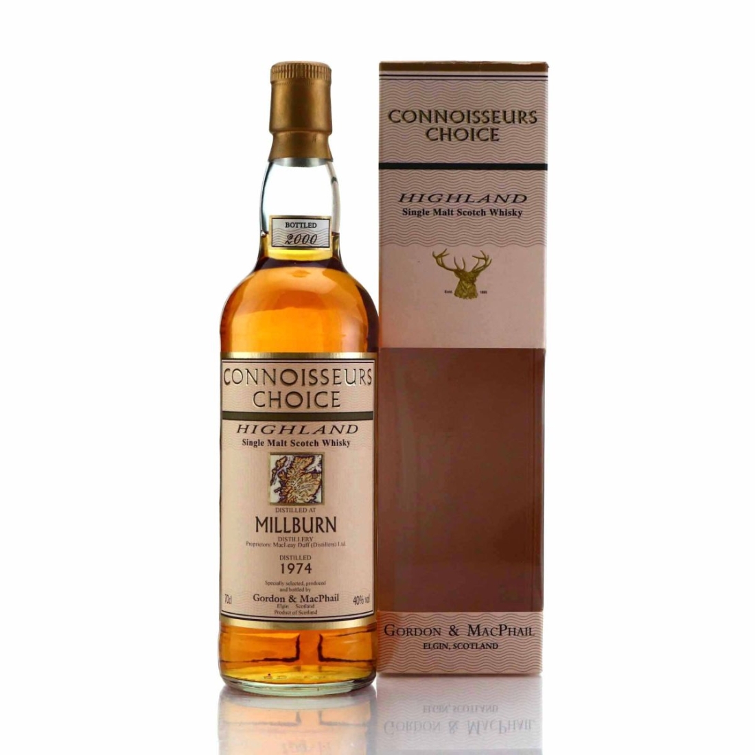 Millburn 1974 Gordon and MacPhail bottled 2000