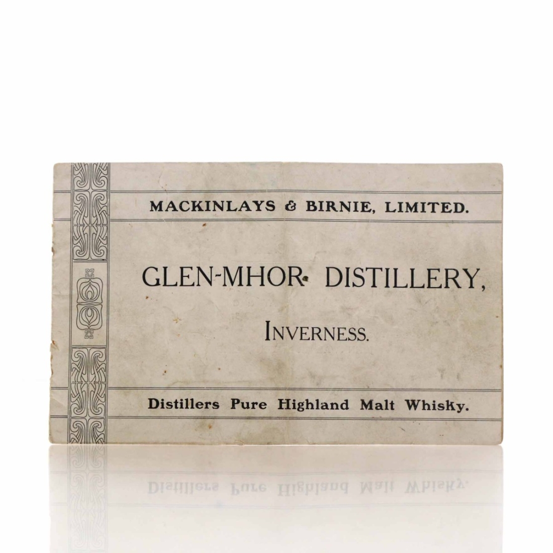 Book: Glen Mhor Distillery Wine and Spirit Trade Record 1907 / Reprint