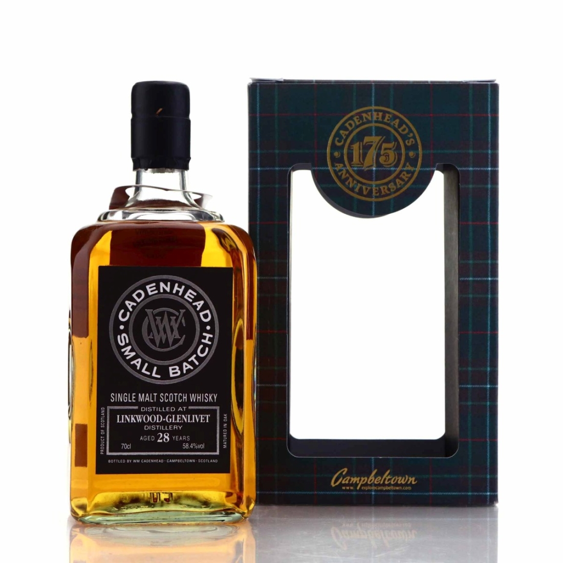 Linkwood 1987 Cadenhead's 28 Year Old / 175th Anniversary