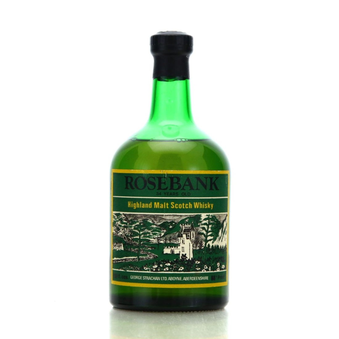 Rosebank 34 Year Old George Strachan 1970s / 88 Proof