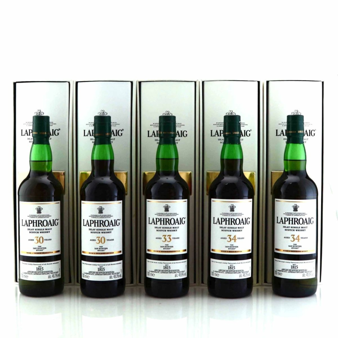 Laphroaig The Ian Hunter Story Collection 5 x 70cl