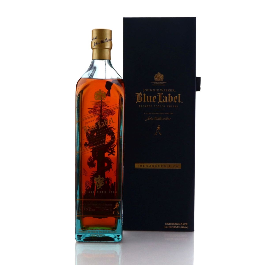 Johnnie Walker Blue Label Casks Edition 1 Litre / 199th Anniversary - Triwin