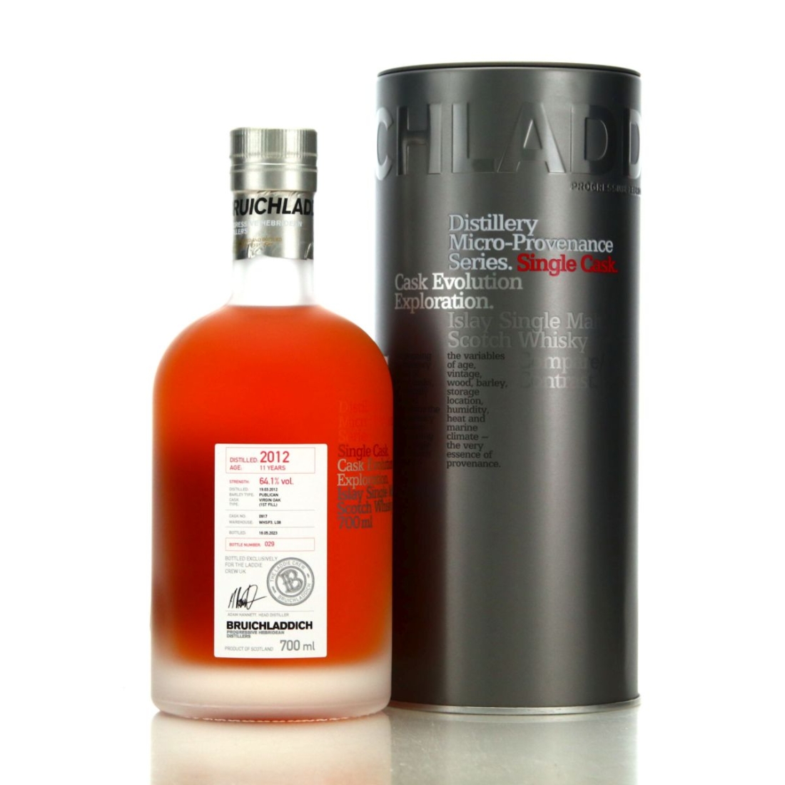 Bruichladdich 2012 Micro Provenance Single Cask 11 Year Old #917