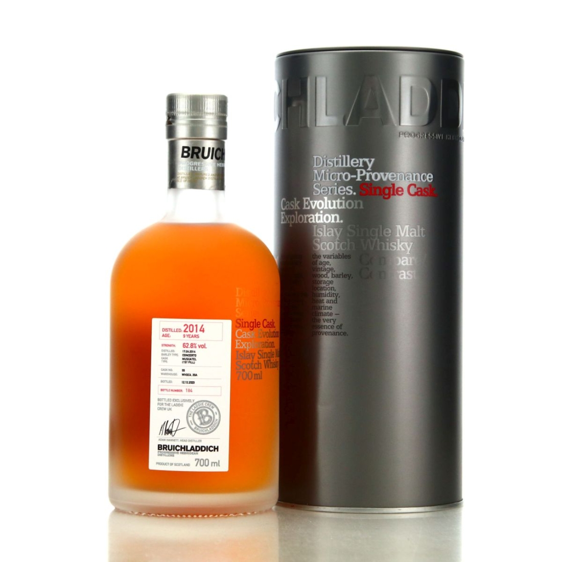Bruichladdich 2014 Micro Provenance Single Muscatel Cask 9 Year Old #55