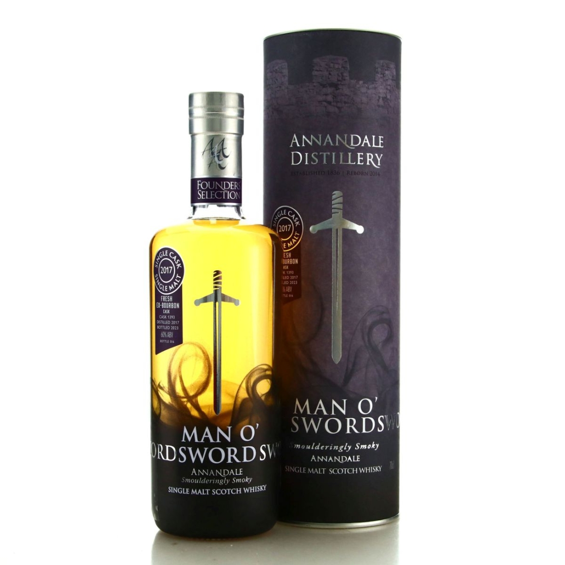Annandale 2017 Man o' Sword Single Bourbon Cask #1393