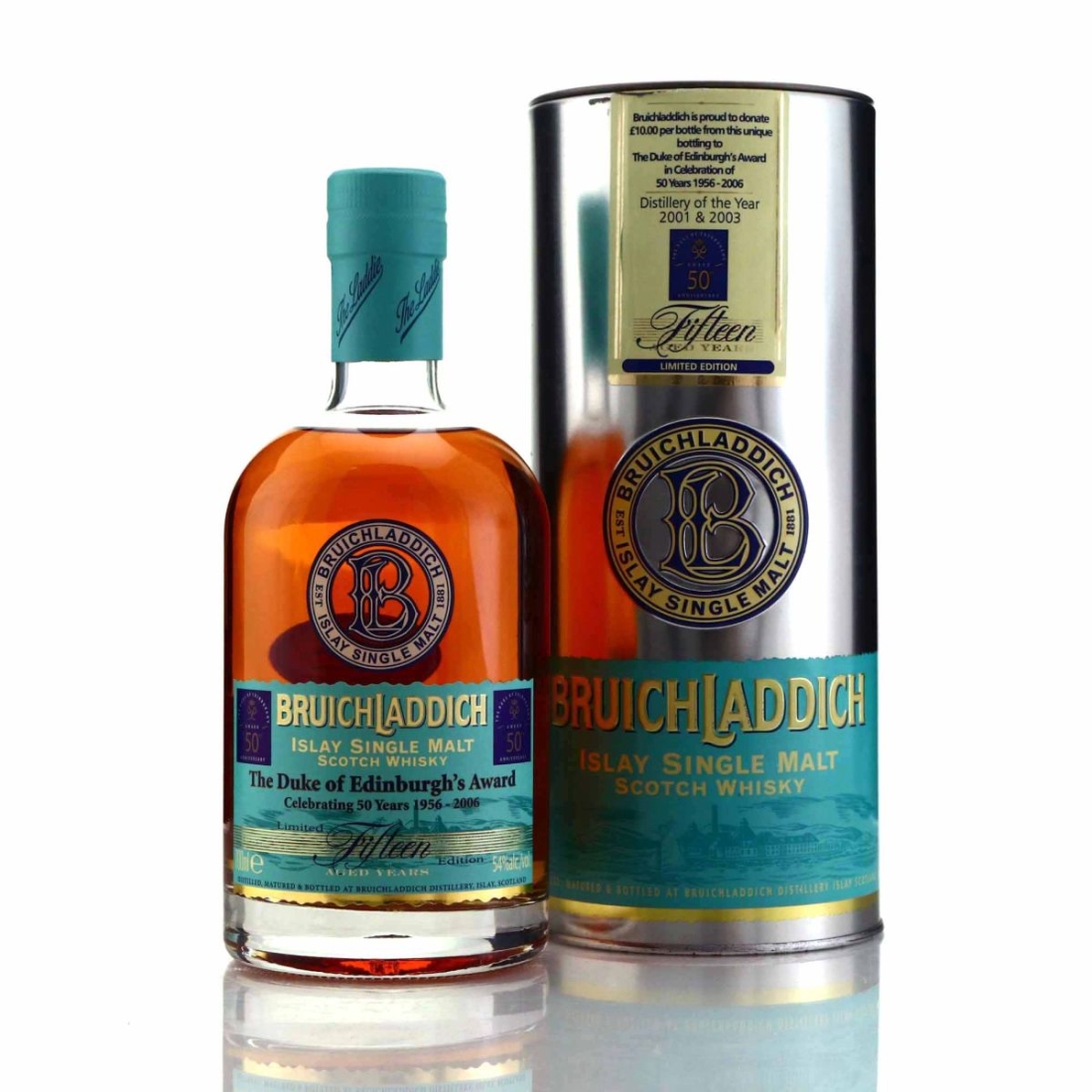 Bruichladdich 15 Year Old Duke of Edinburgh's Award 50th Anniversary