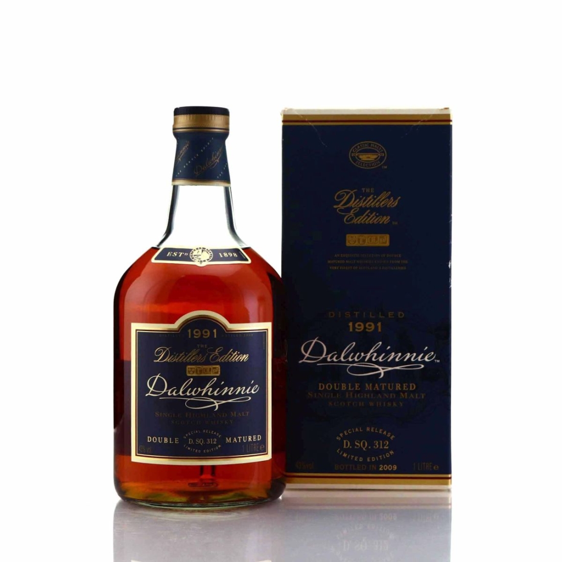 Dalwhinnie 1991 Distillers Edition D.SQ.312 1 Litre