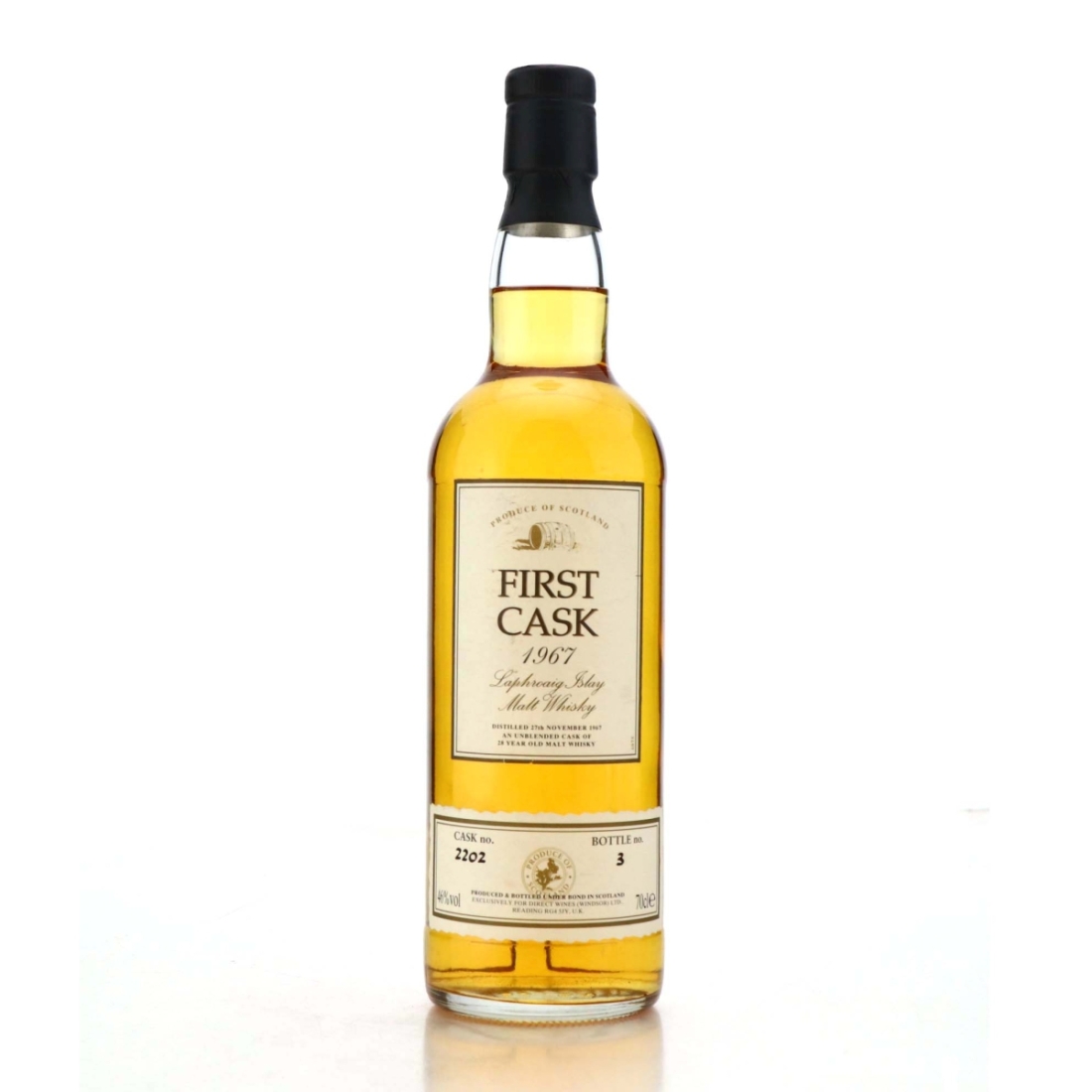 Laphroaig 1967 First Cask 28 Year Old #2202