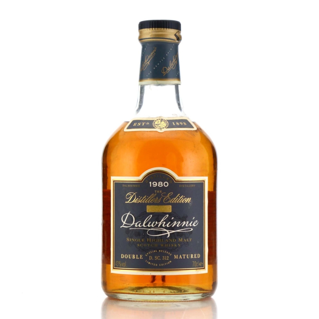 Dalwhinnie 1980 Distillers Edition D.SC.312  / Inaugural Release