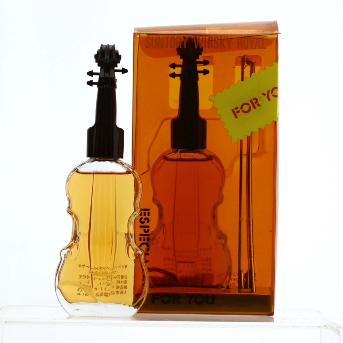 Suntory Royal Whisky Violin Miniature x 2