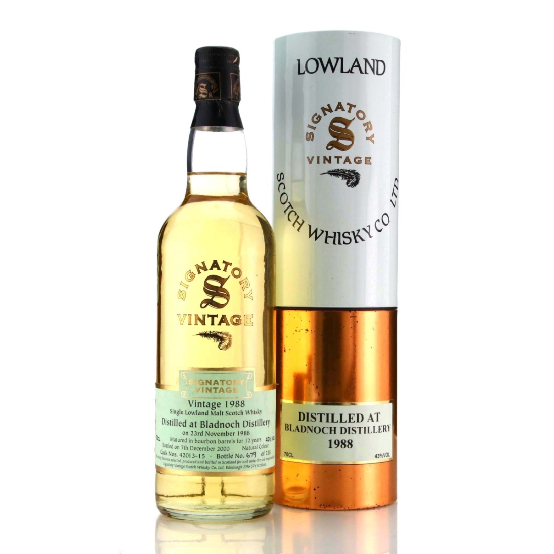 Bladnoch 1988 Signatory Vintage 12 Year Old
