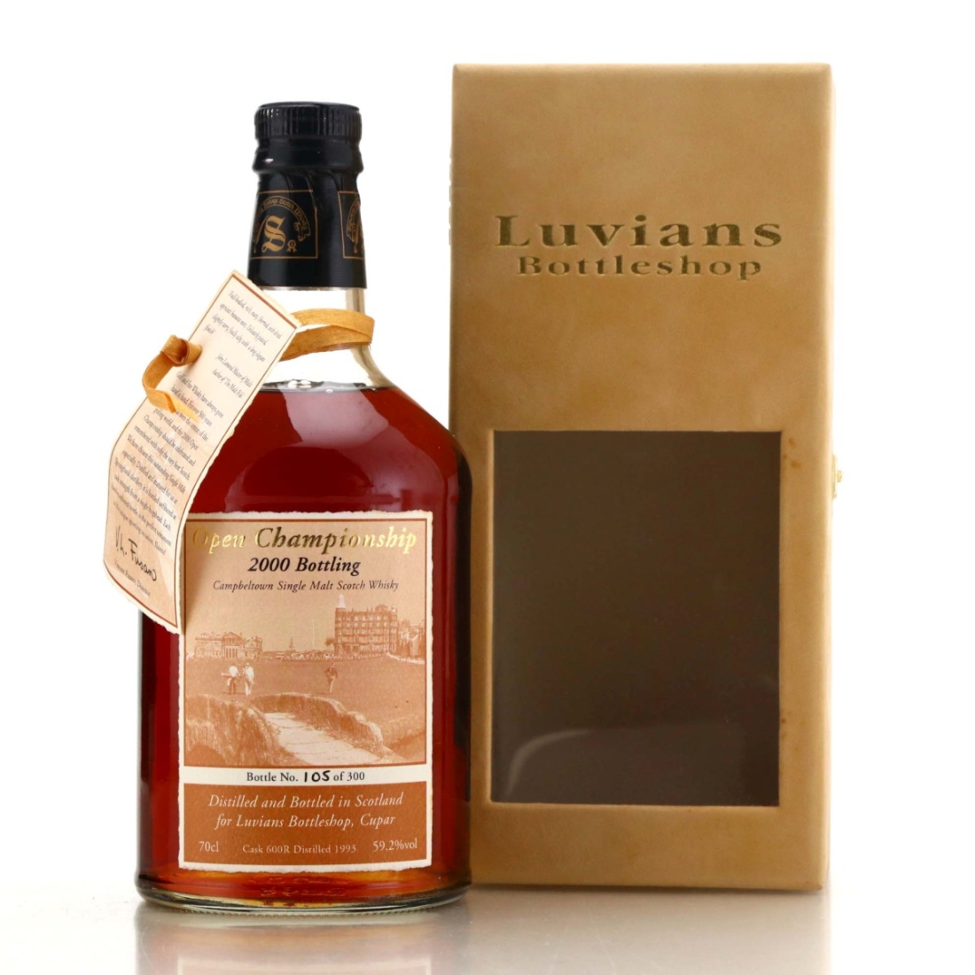 Campbeltown 1993 SIngle Cask Open Championship 2000 / Luvians