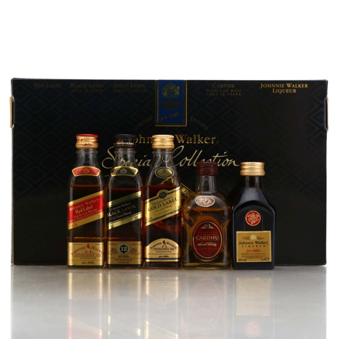 Johnnie Walker Special Collection Miniature Gift Pack 5 x 5cl