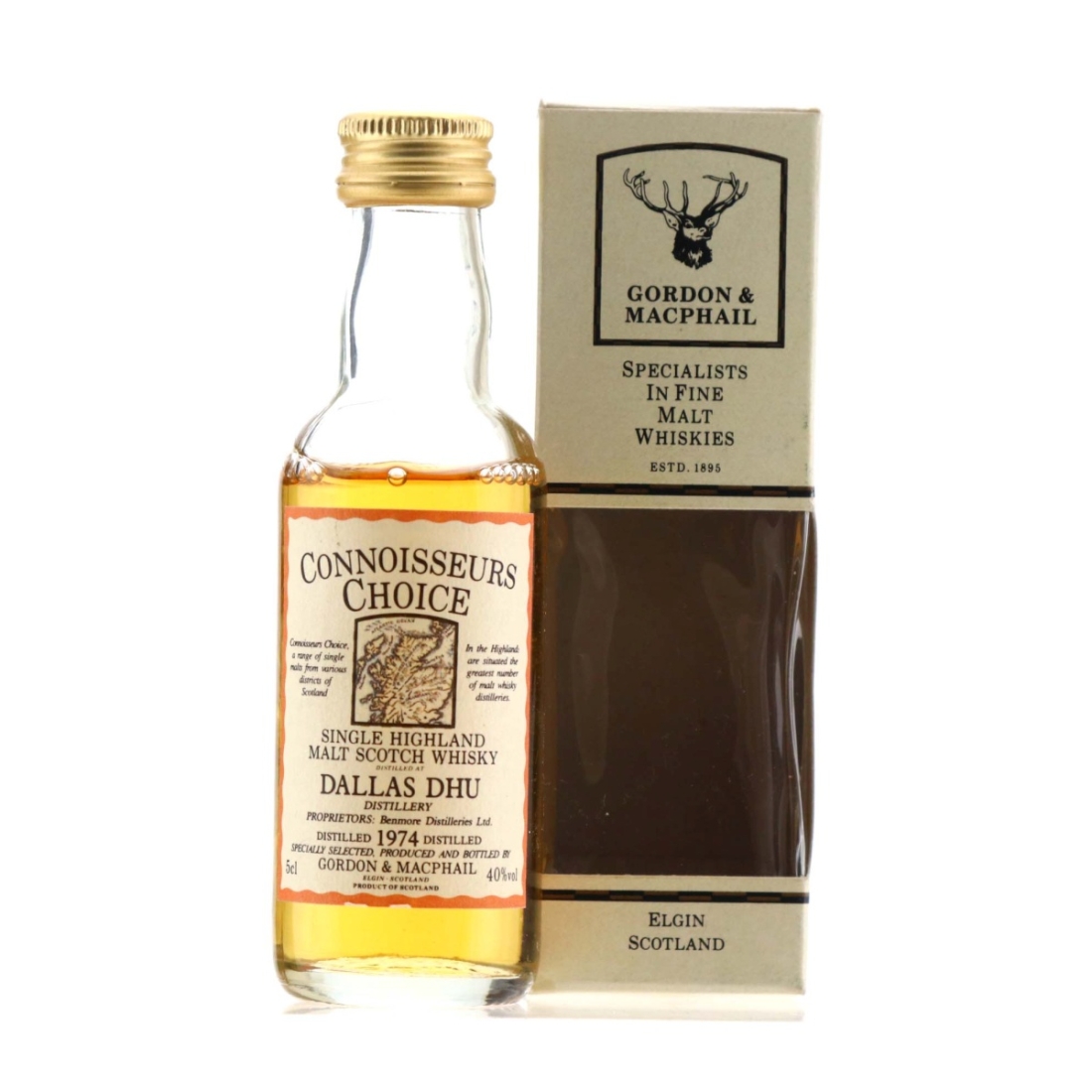 Dallas Dhu 1974 Gordon and MacPhail Miniature