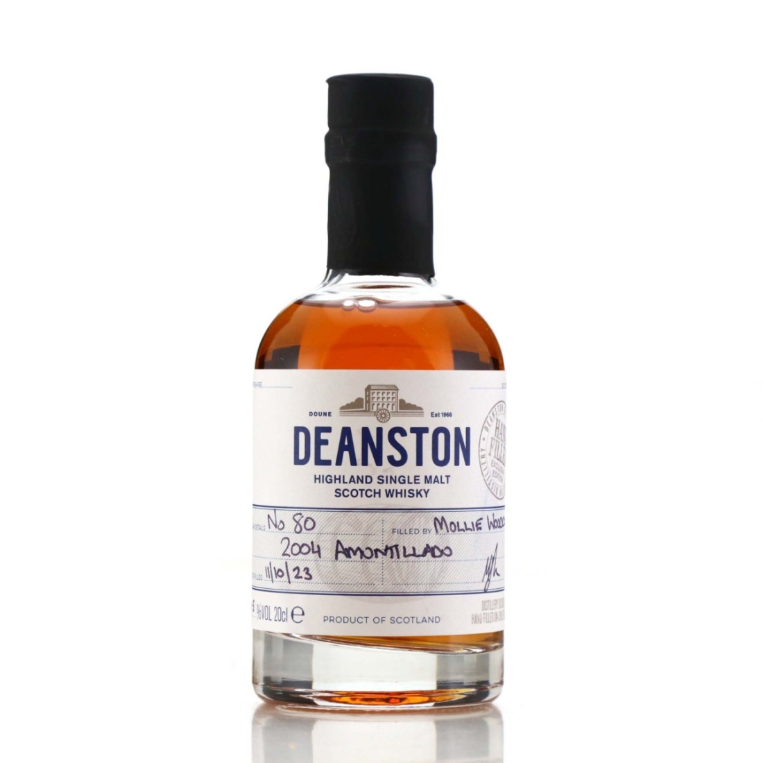 Deanston 2004 Hand Filled Cask #80 20cl / Amontillado - Distillery Baggers Charity Lot