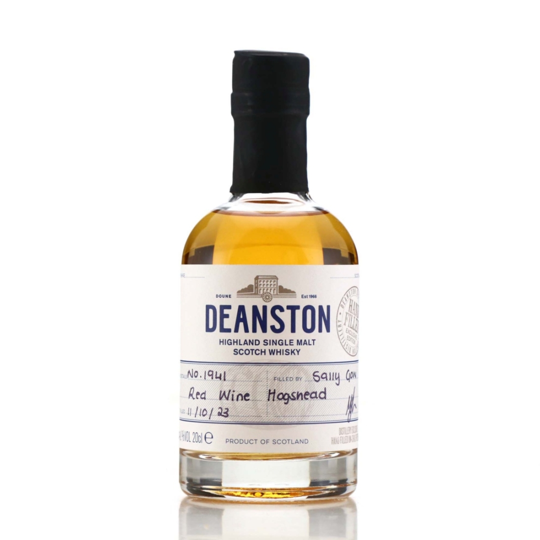 Deanston Hand Filled Cask #1941 20cl / Red Wine - Distillery Baggers Charity Lot
