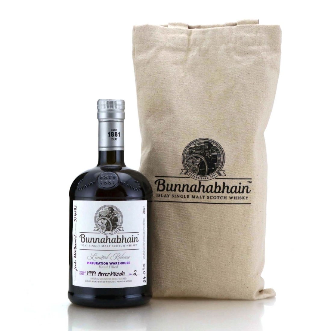 Bunnahabhain 1999 Hand Filled Cask #2 / Amontillado - Distillery Baggers Charity Lot