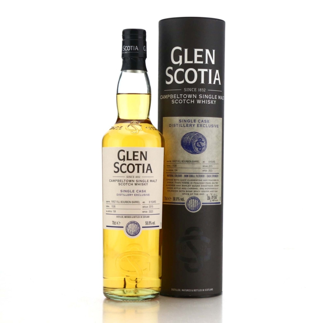 Glen Scotia 2015 Single Cask 8 Year Old / Distillery Exclusive - Distillery Baggers Charity Lot