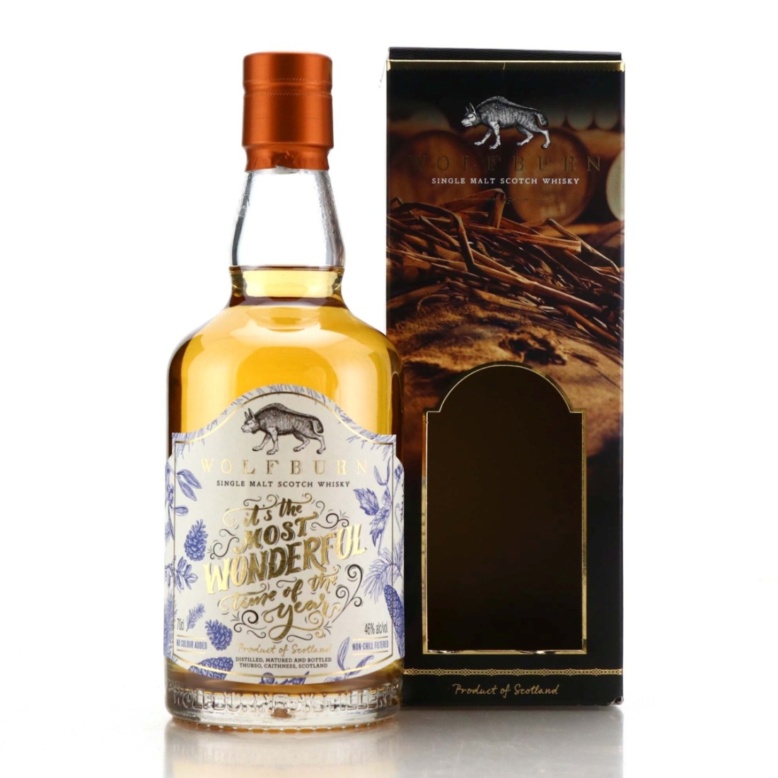 Wolfburn It's the Most Wonderful Time of the Year / Distillery Baggers Charity Lot