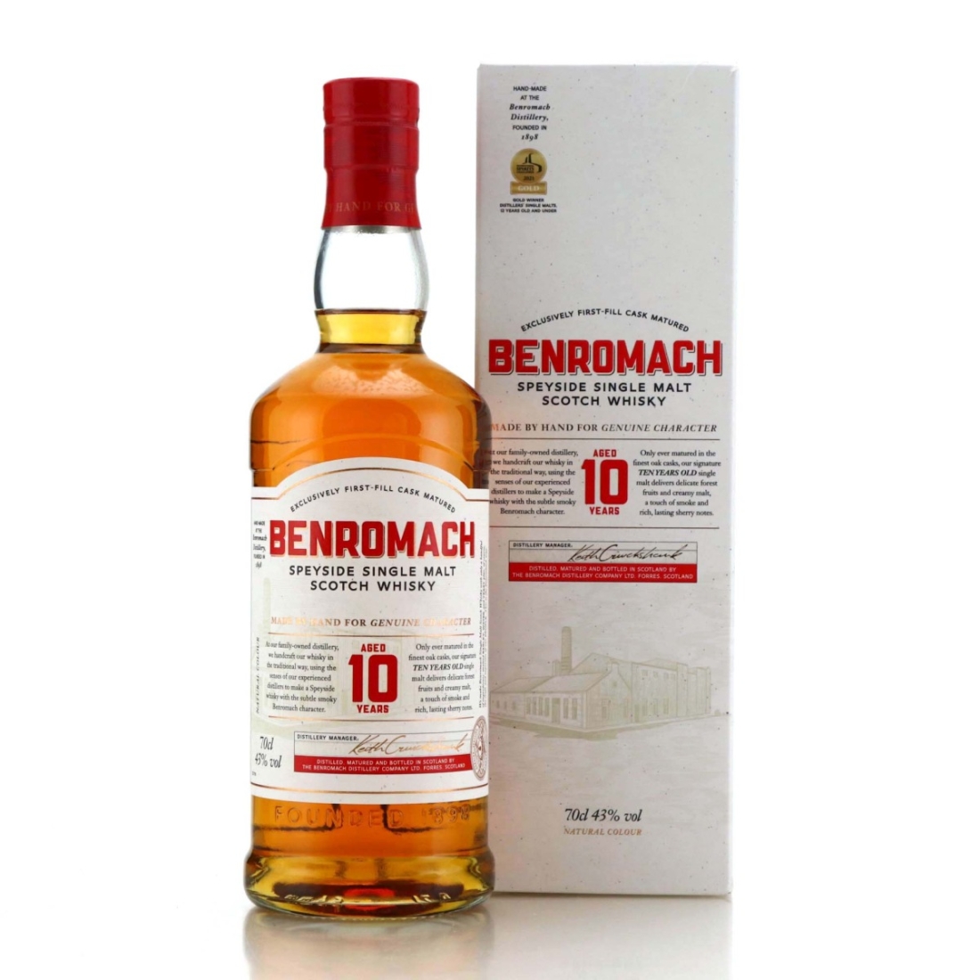 Benromach 10 Year Old / Distillery Baggers Charity Lot