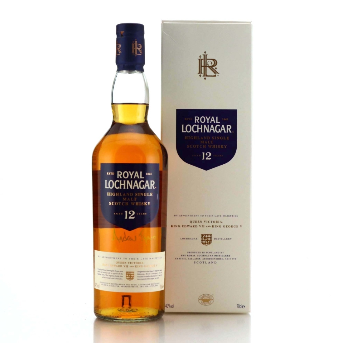 Royal Lochnagar 12 Year Old / Distillery Baggers Signed Charity Lot