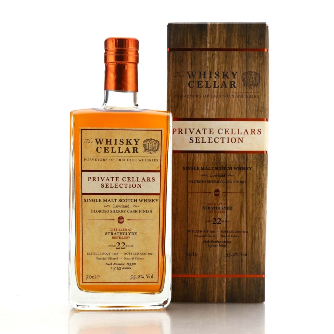 Strathclyde 1998 The Whisky Cellar 22 Year Old