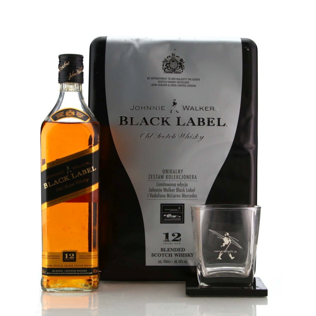 Johnnie Walker Black Label 12 Year Old Gift Pack / McLaren Mercedes 2005
