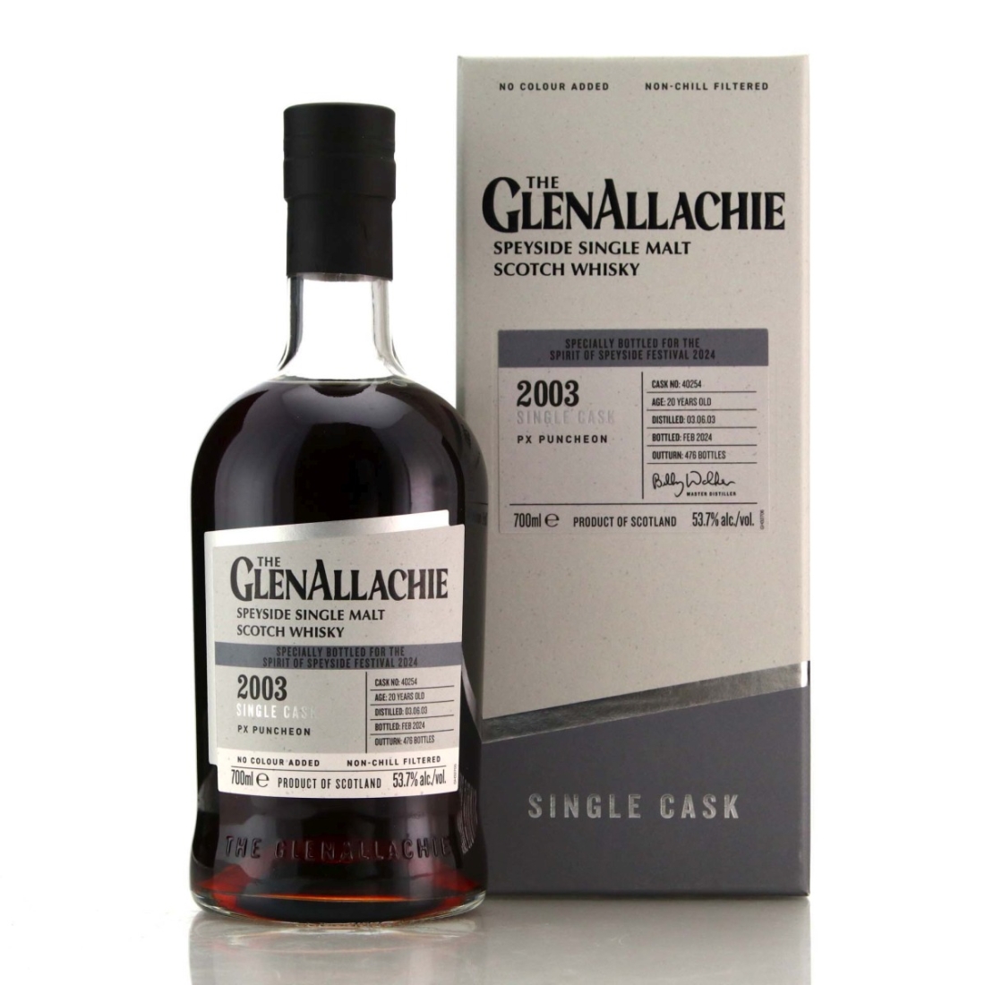 Glenallachie 2003 Single PX Cask 20 Year Old #40254 / Spirit of Speyside Festival 2024