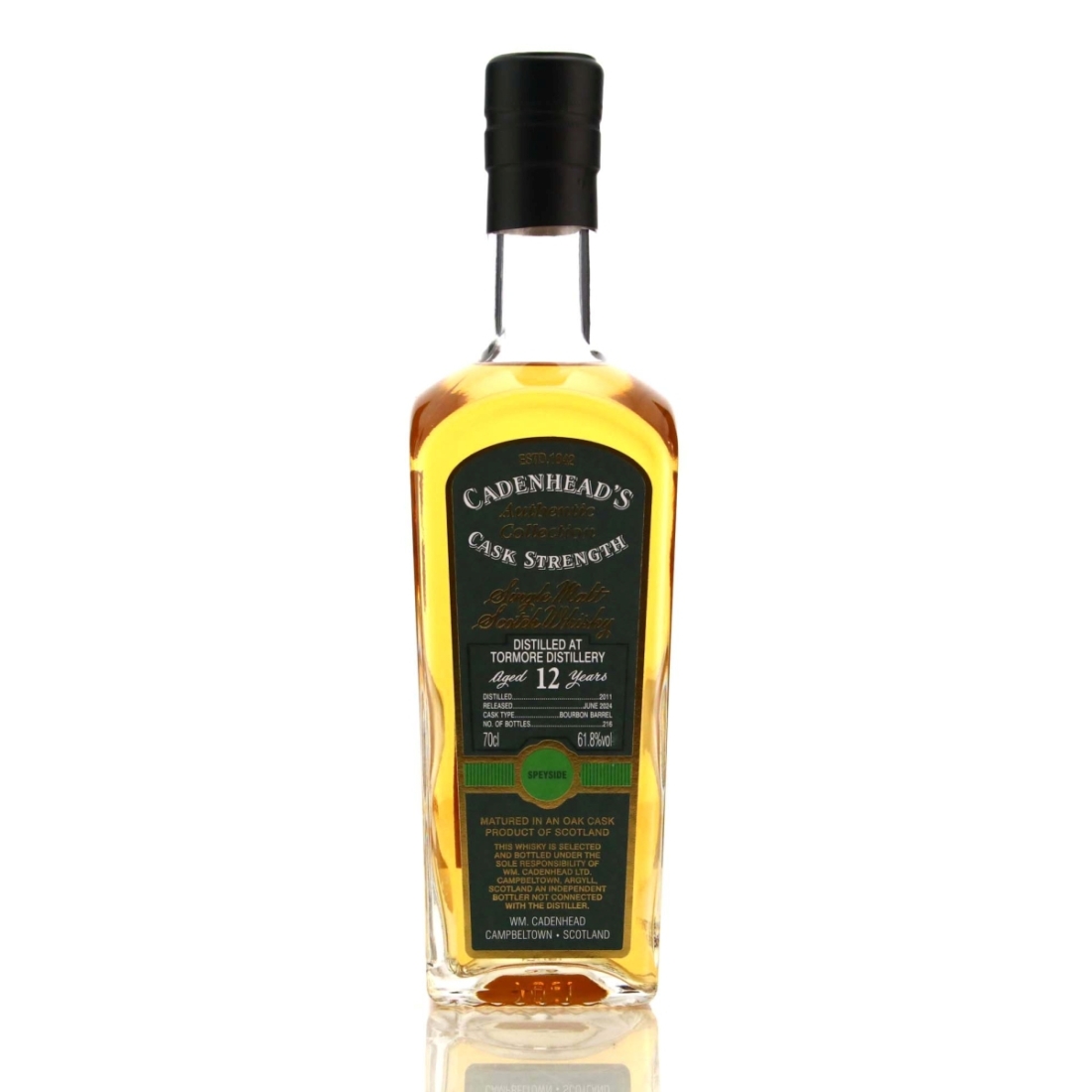 Tormore 2011 Cadenhead's 12 Year Old