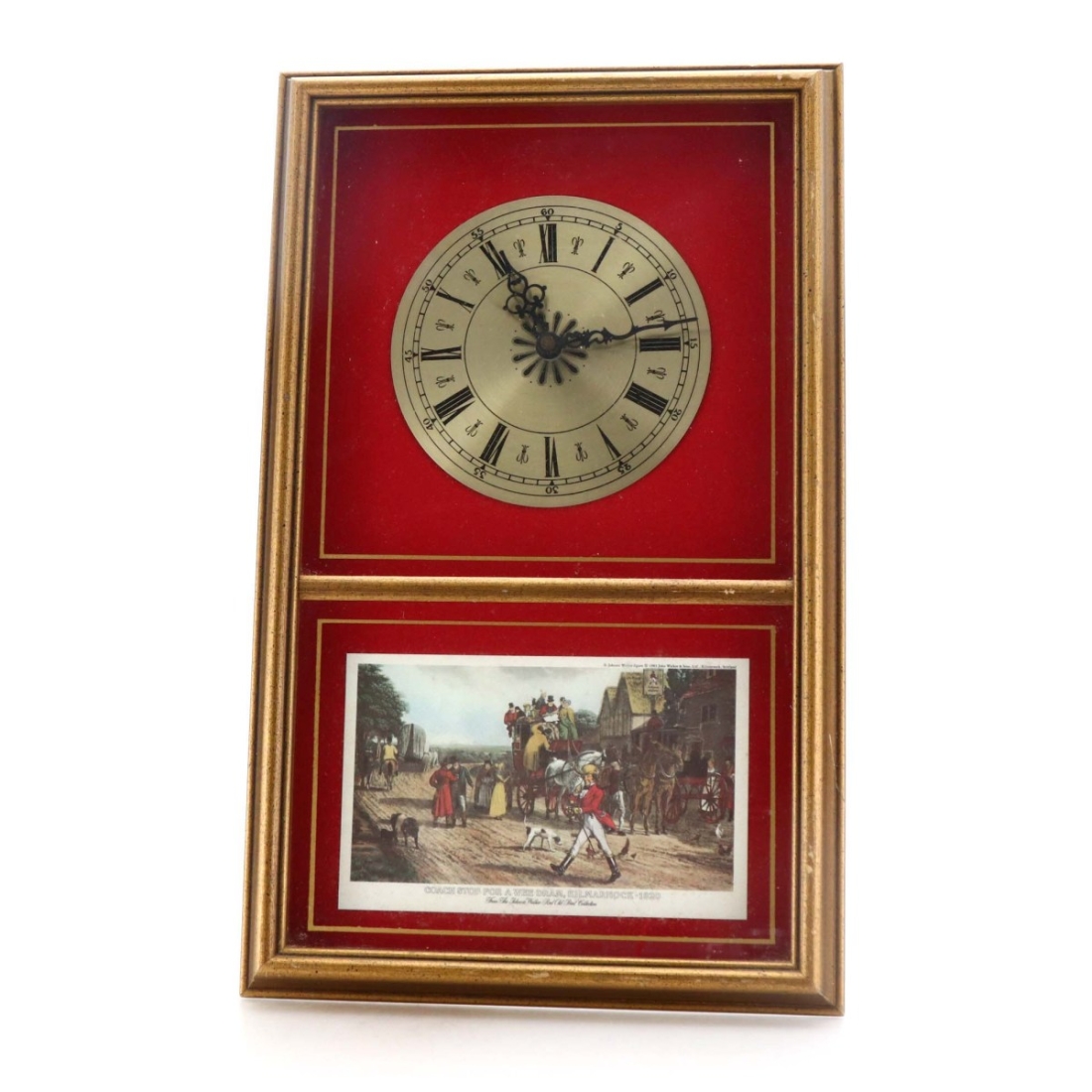 Johnnie Walker Old Print Collection Clock 1983