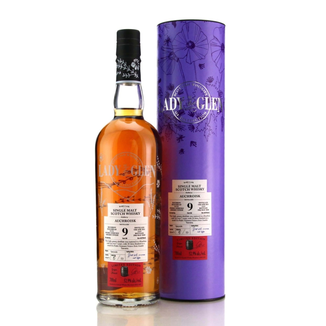 Auchroisk 2011 Lady of the Glen 9 Year Old