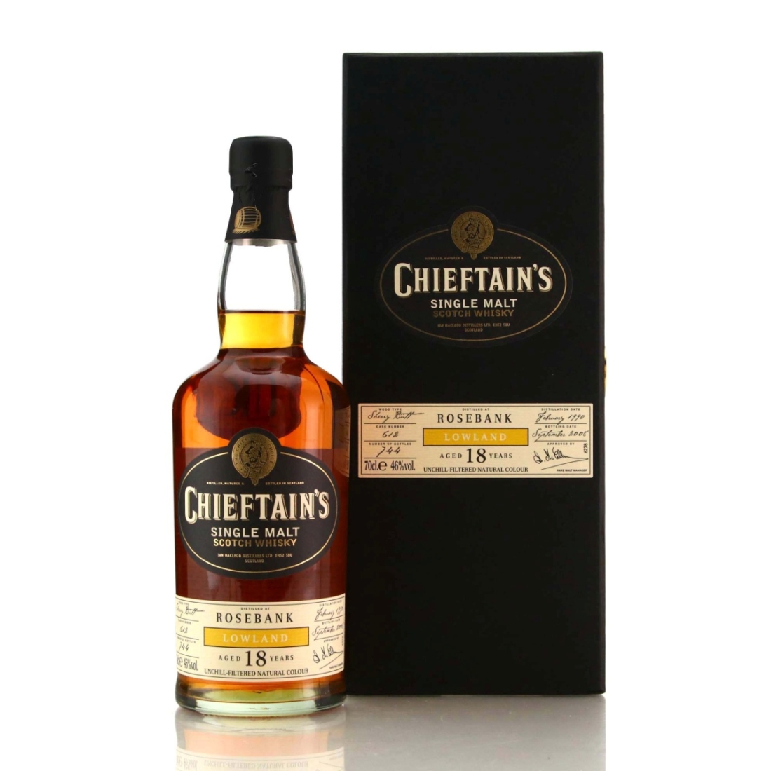 Rosebank 1990 Chieftain's 18 Year Old #612
