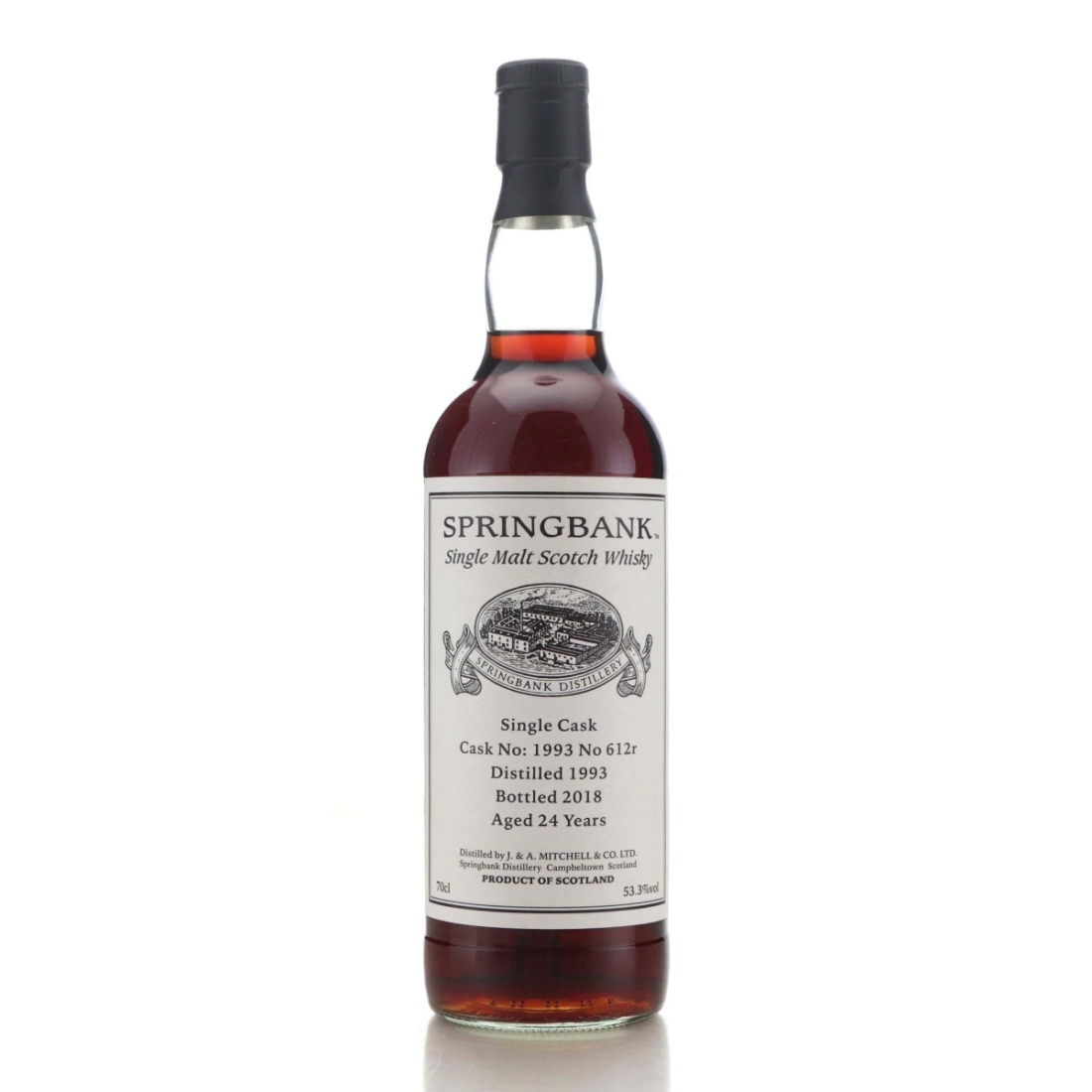 Springbank 1993 Private Cask 24 Year Old #612r