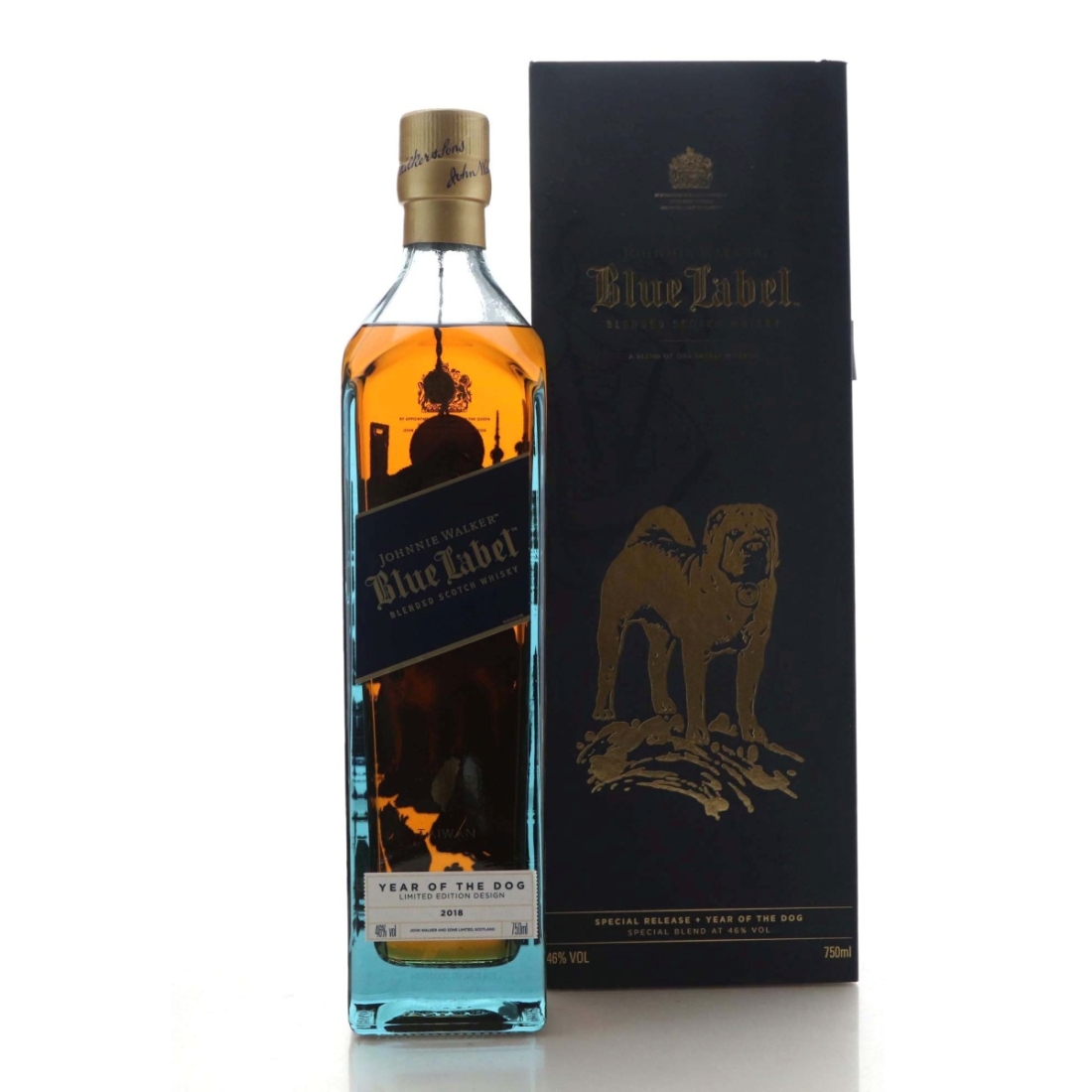 Johnnie Walker Blue Label Year of the Dog 2018 75cl / Taiwan