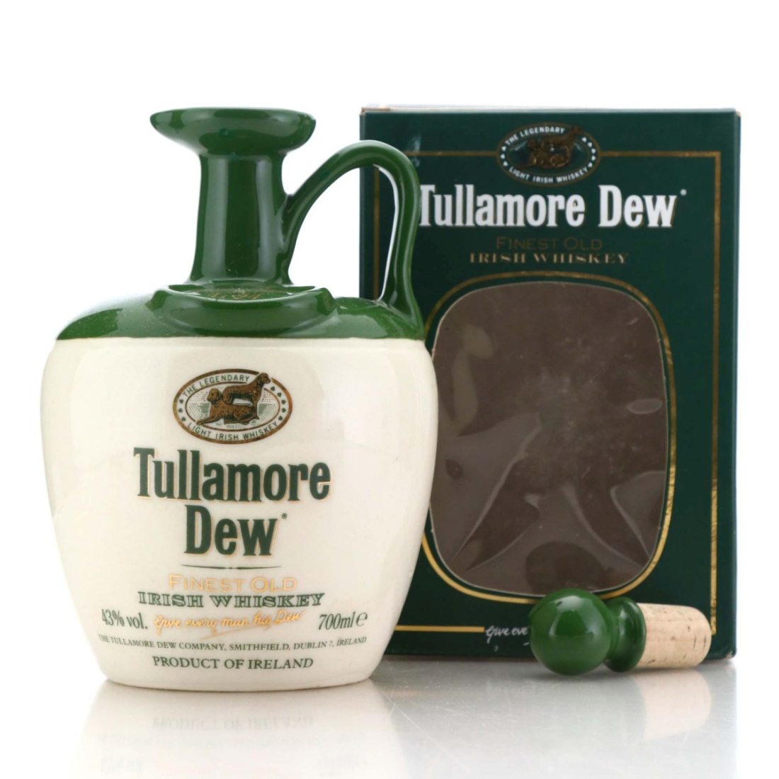 Tullamore Dew Irish Whiskey Decanter