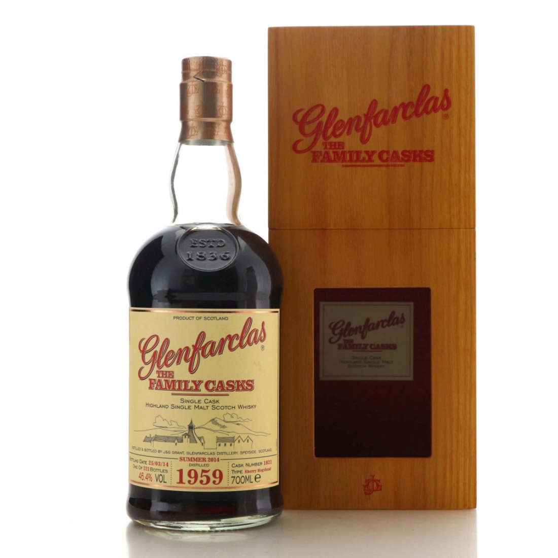 Glenfarclas 1959 Family Cask  #1821 / Summer 2014