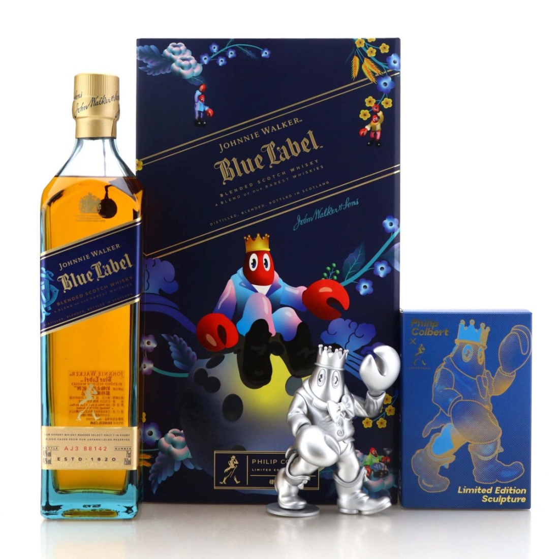 Johnnie Walker Blue Label Philip Colbert Limited Edition 75cl / Taiwan - Silver