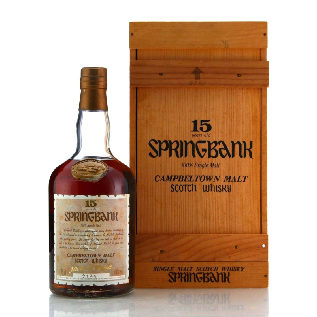 Springbank 15 Year Old J. Archibald Mitchell 75cl 1990s / Japan