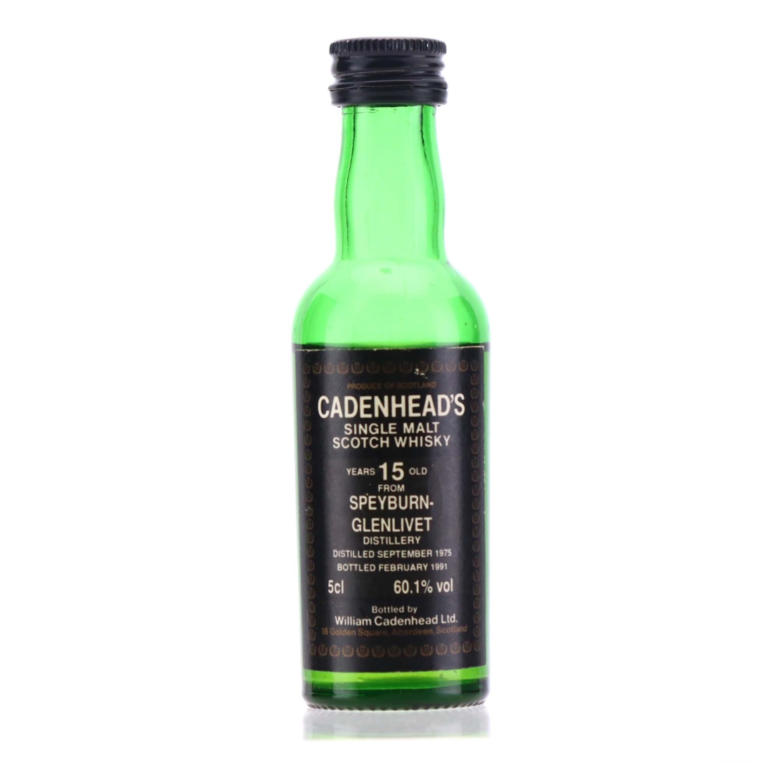 Speyburn 1975 Cadenhead's 15 Year Old Miniature