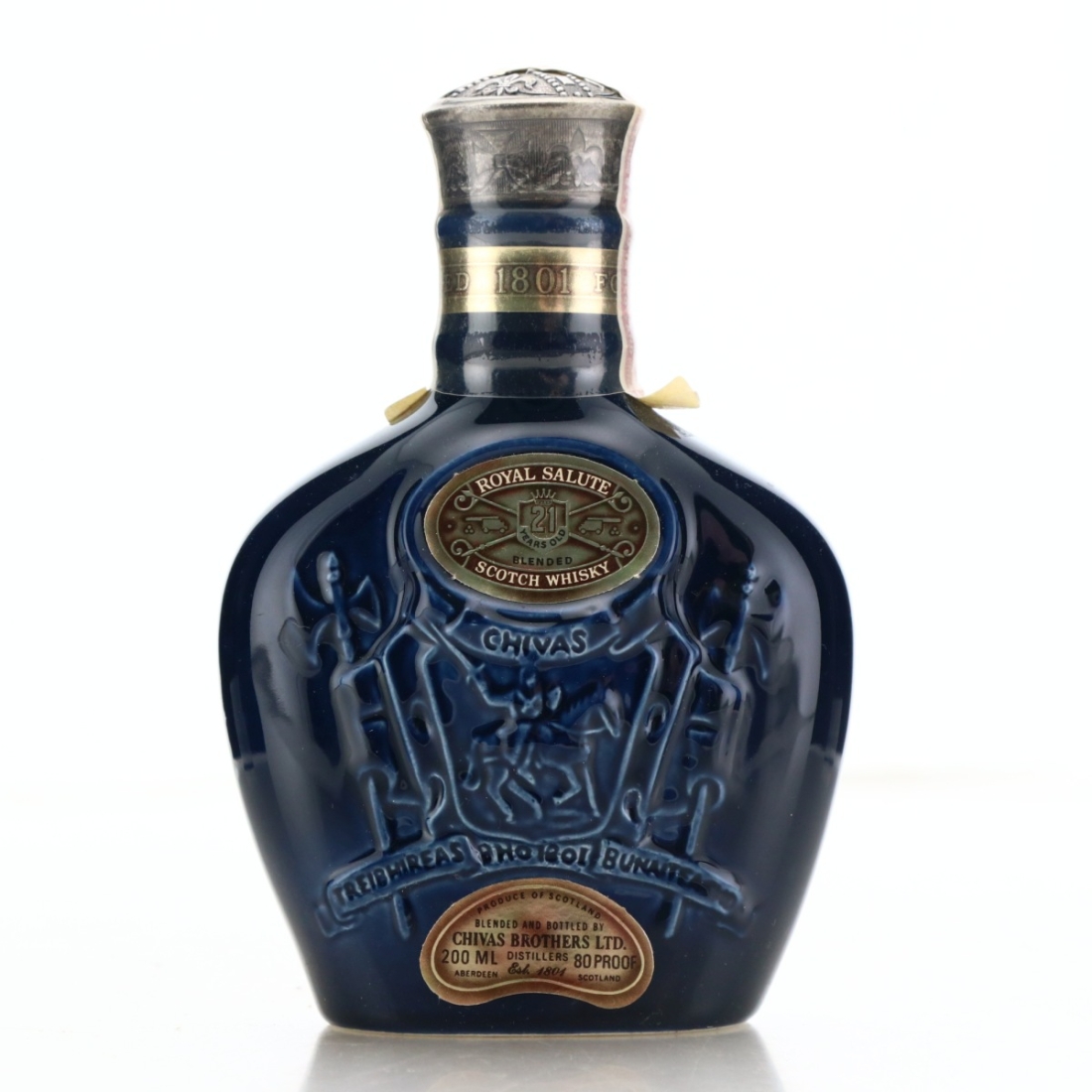 Chivas Royal Salute 21 Year Old Sapphire Flagon 20cl 1980s