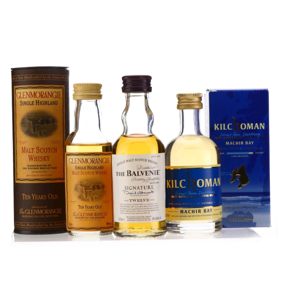 Single Malt Miniature x3 / includes Balvenie 12 Year Old Signature