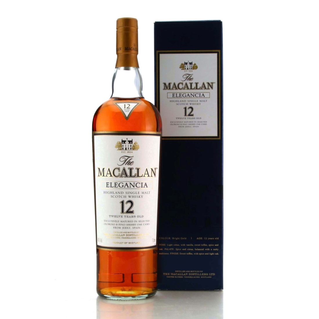 Macallan 12 Year Old Elegancia 1 Litre