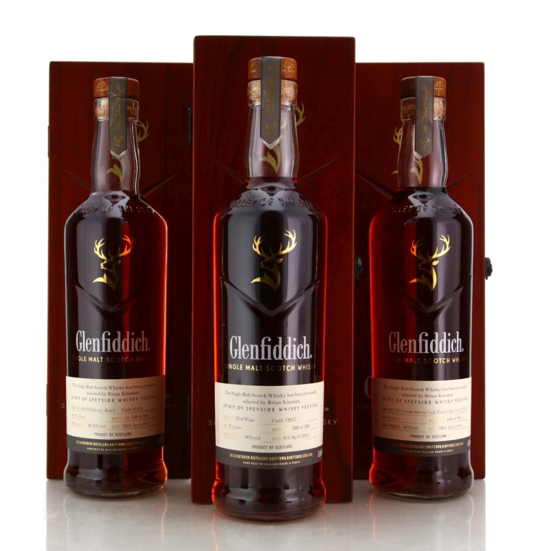 Glenfiddich Spirit of Speyside Festival 2024 3 x 70cl