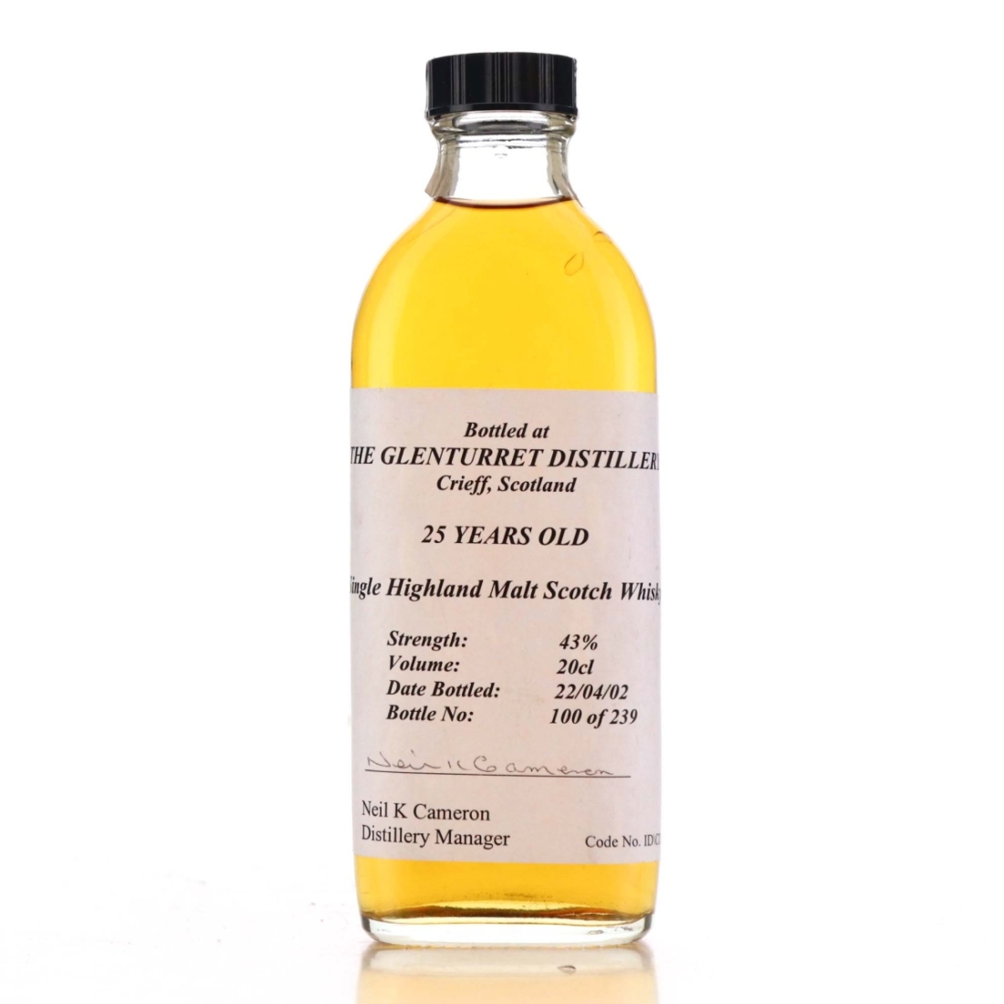 Glenturret 25 Year Old 'Neil's Dram' 20cl