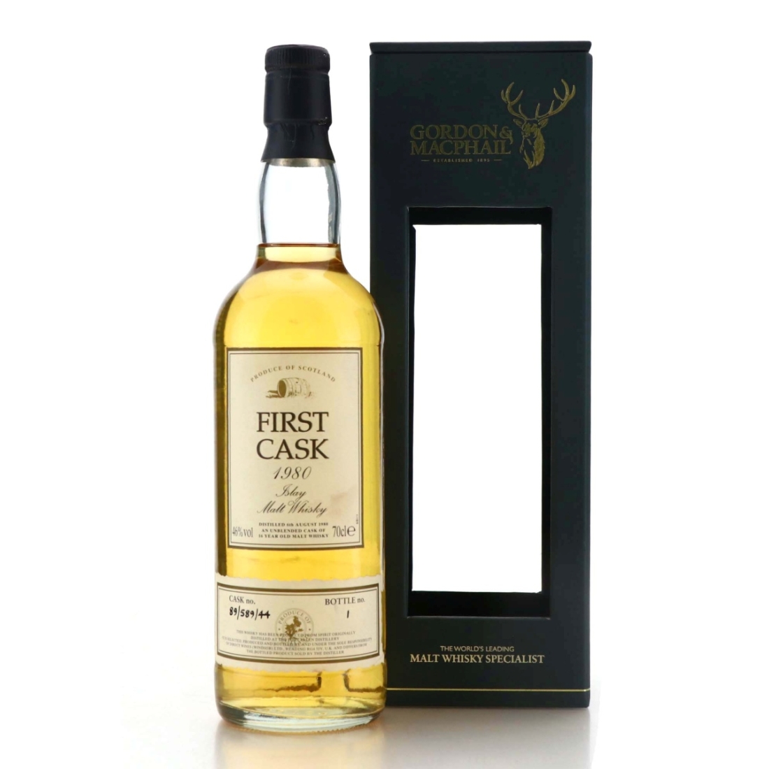 Port Ellen 1980 First Cask 16 Year Old #89/589/44 - Bottle No.1