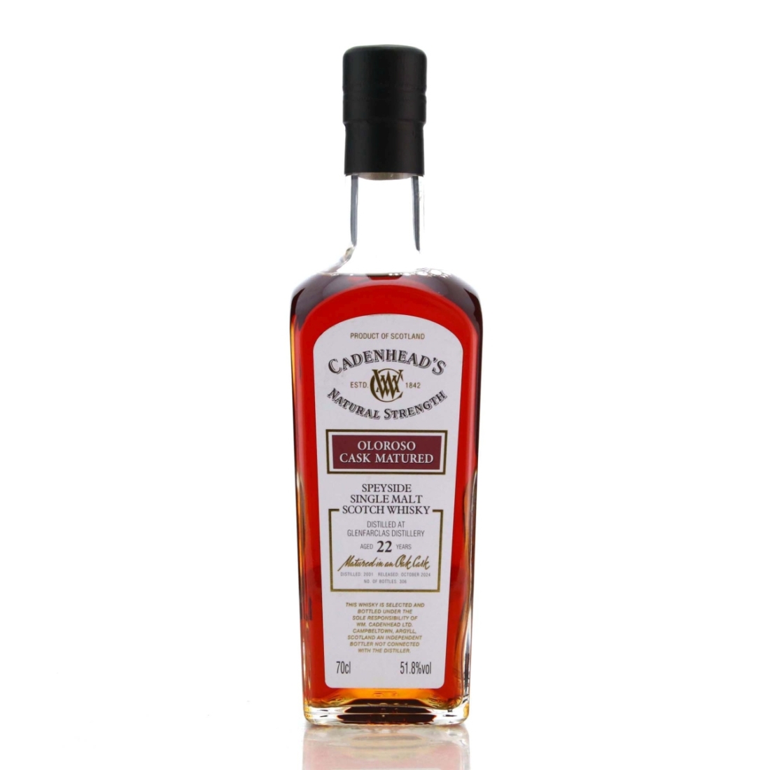 Glenfarclas 2001 Cadenhead's 22 Year Old Sherry Cask