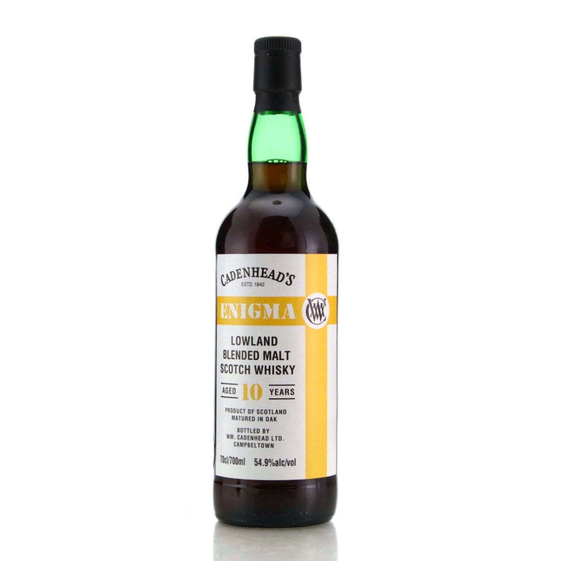 Lowland Blended Scotch 2014 Cadenhead's 10 Year Old Enigma