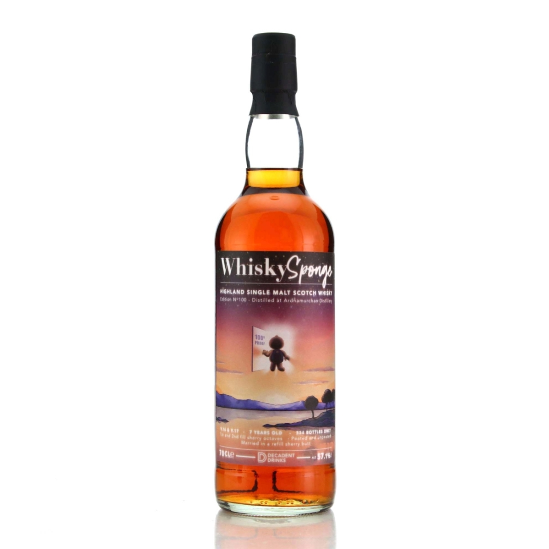 Ardnamurchan 7 Year Old Whisky Sponge Edition No.100