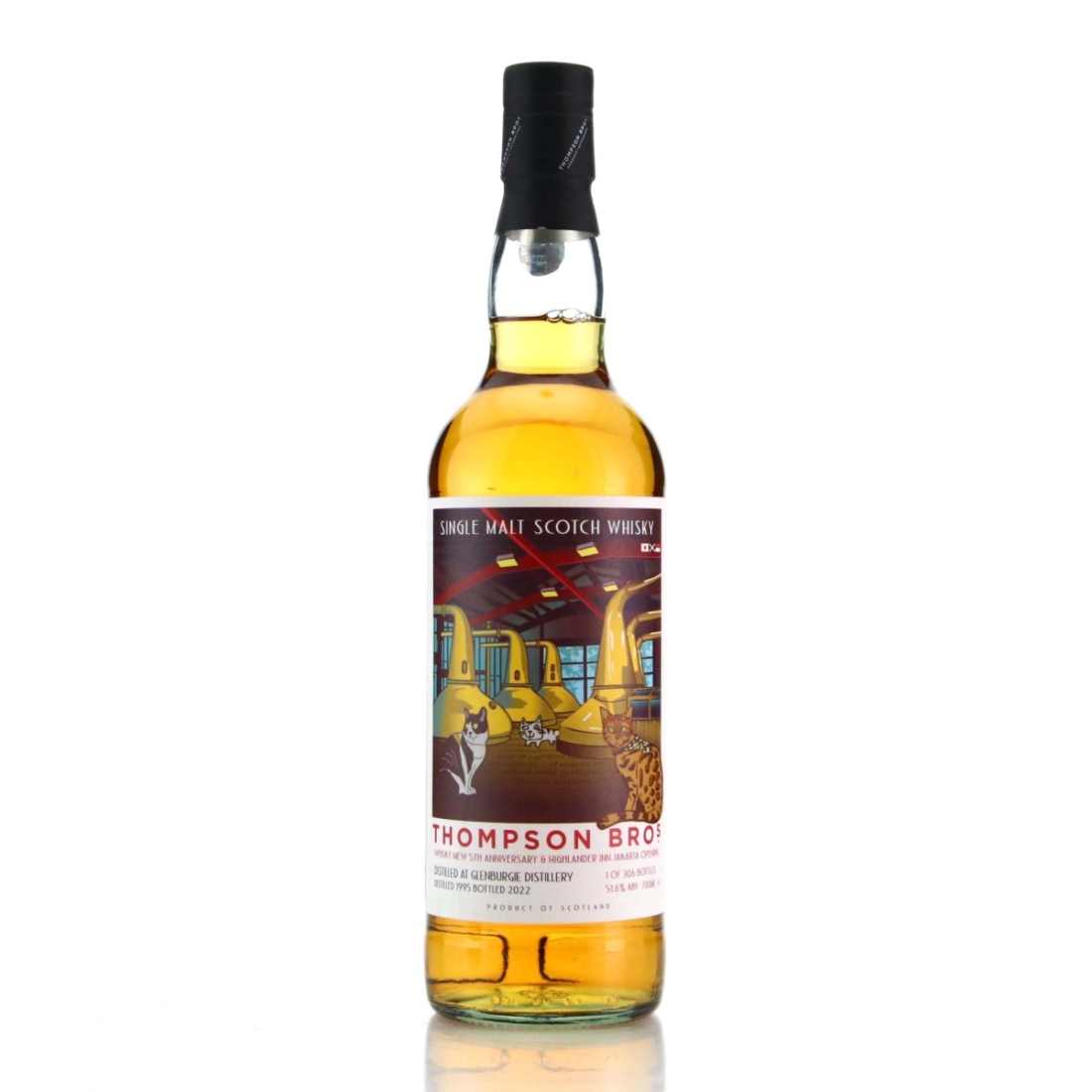 Glenburgie 1995 Thompson Brothers / Whisky Mew and Highlander Inn